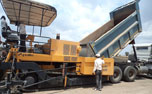 Machines in action at Bagodara-Vasad Expressway Project