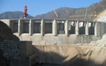 Dam D/s & Under Sluice View