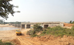 A bridge under contruction at the Tokisud site 
