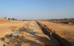 Railway siding works in progress at Tokisud site 