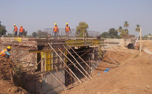 Finishing works of Box Culvert in progress