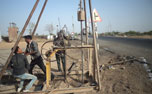  Soil  testing process at the site