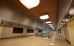 Escalators in the new terminal