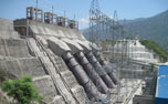 Penstocks view at the Power Station