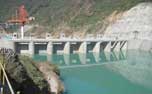 Shrinagar HEP dam construction in progress